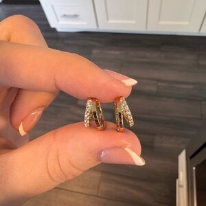 Mejuri Gold Huggie Earrings